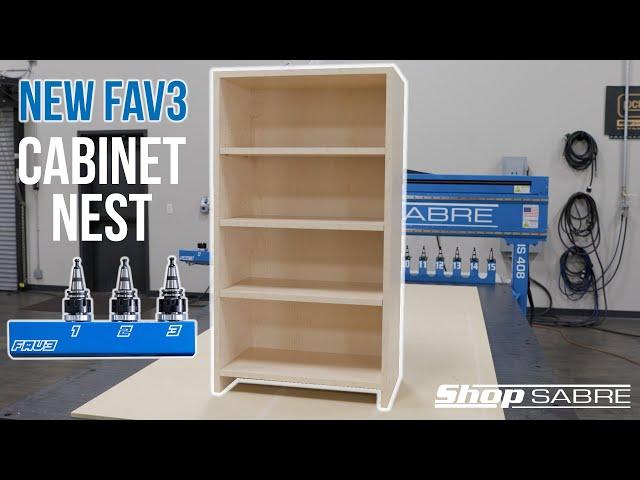 ShopSabre CNC - NEW Fav3 ATC - Cabinet Nest