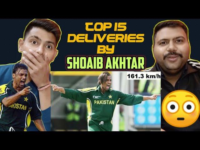 Top 15 Best Balls by RAWALPINDI Express Shoaib Akhar | Reacting India