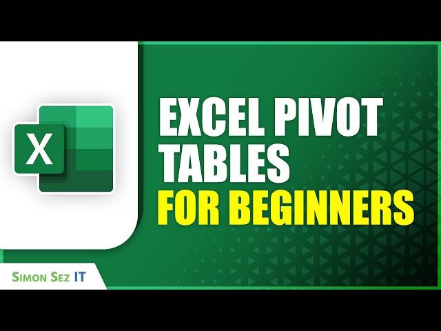 Pivot Tables Excel: Detailed Beginners Pivot Table Tutorial