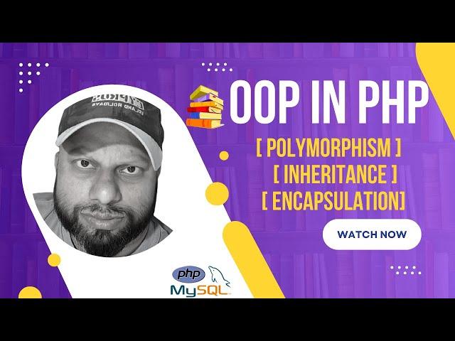 OOP In PHP | Object Oriented Programming In PHP | PHP MySQLi Tutorial For Beginners