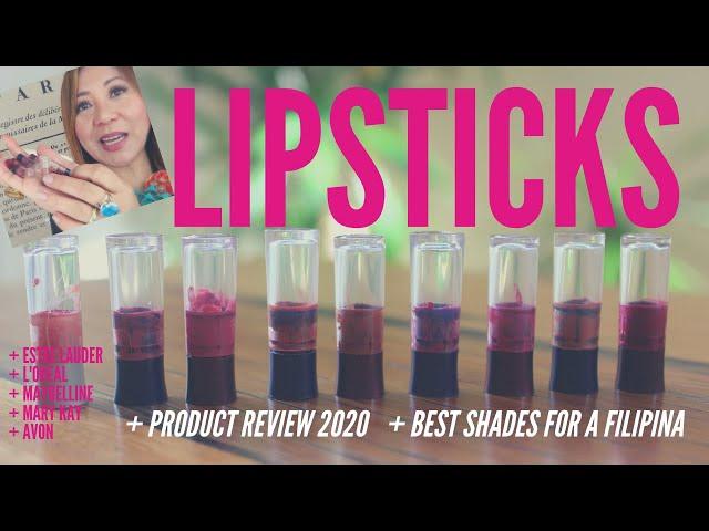 LIPSTICKS - Best Shades for Morena Filipina | Estee Lauder, L'Oreal, Maybelline, Mary Kay, Avon