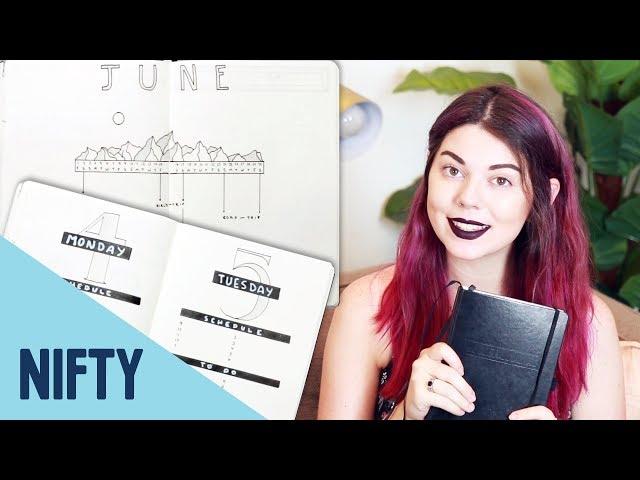 PLAN WITH ME: June Bullet Journal + May Flip-Through