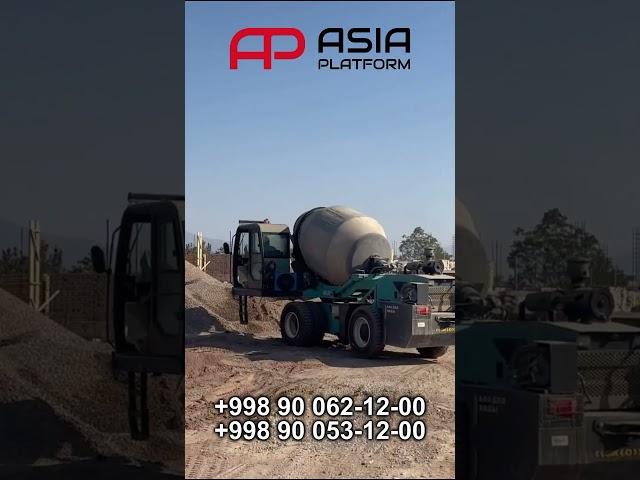  БЕТОНОМЕШАЛКА CARMIX В УЗБЕКИСТАНЕ #спецтехника #carmix #asiaplatform #jbc #betonomeshalka