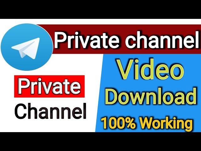 Telegram Private Channel Video Download / How to download telegram private group video