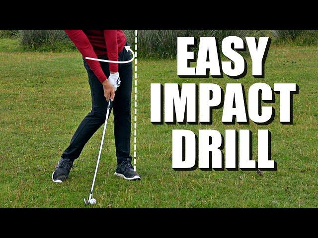 GOLF IMPACT POSITION DRILL