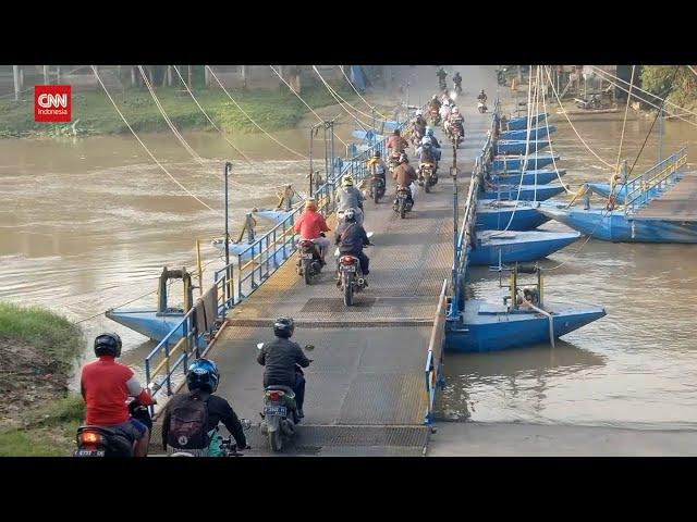 Viral Jembatan Perahu Beromzet Puluhan Juta Per hari