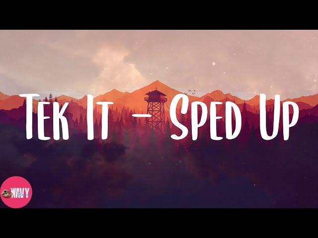 Cafuné - Tek It - Sped Up (Lyrics)