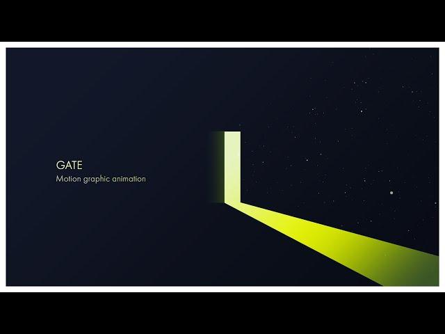 [Motion Graphic] GATE