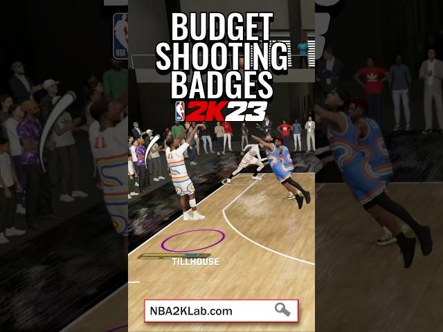 NBA 2K23 Budget Shooting Badges : Best Shooting Tips 2K23 #nba2k23 #2k23 #2k