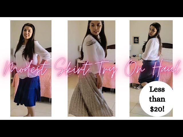 Ross & Sam's Modest Skirt Try On Haul Spring 2022 | Christian Single Mom Life