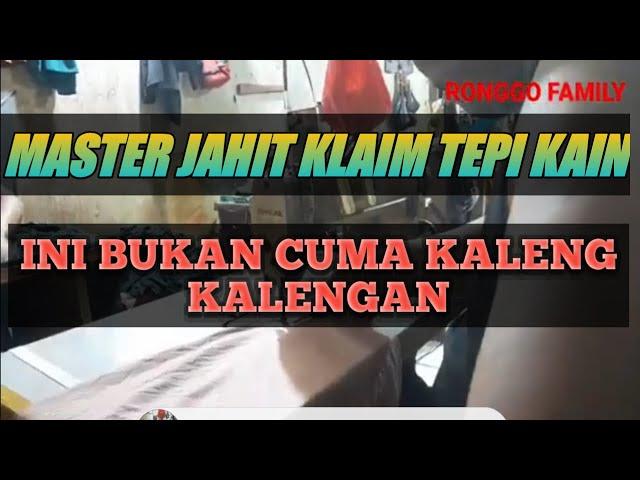 Tukang Jahit Dengan Skill Dewa