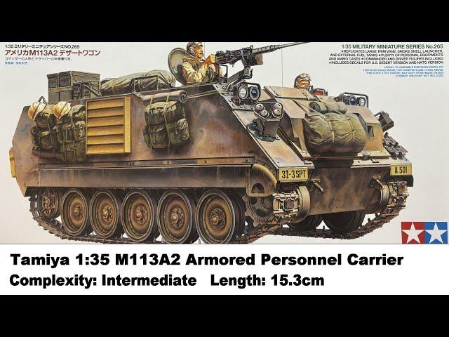 Tamiya 1:35 M113A2 Armored Personnel Carrier Kit Review