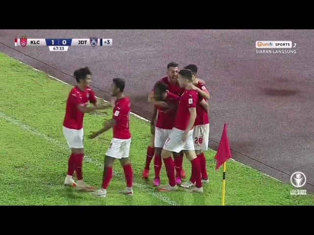 Gol Pertama KL City Jaringan Romel Morales