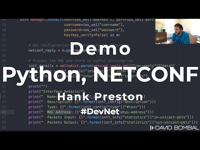 NETCONF, RESTCONF, YANG Demos (API vs CLI): David Bombal interviews Hank Preston (Part 2)