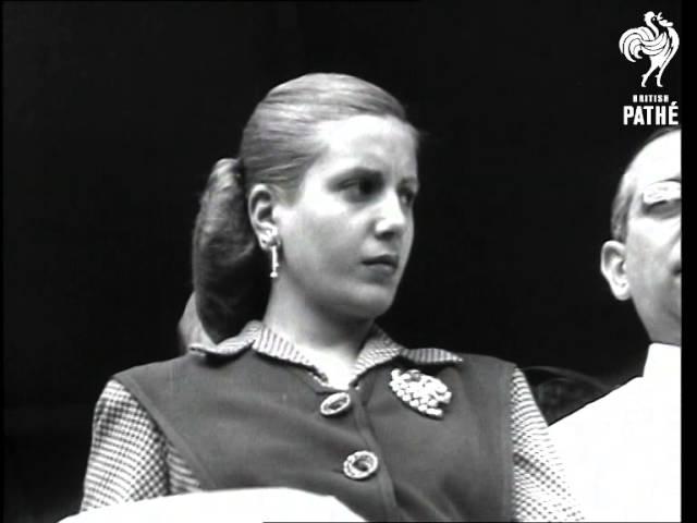 Peron & Eva Campaigning (1940)