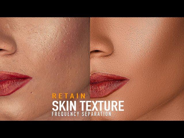 How To Retain Skin Texture Always When Skin Retouching | Frequency Separation Photoshop Tutorial