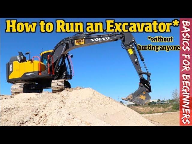 How to run an Excavator for Beginners.  What you Need to know to get started Pt. 1/2