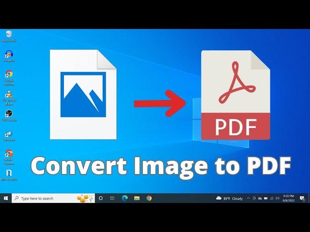 How to Convert Photo to PDF File | Convert Image to PDF