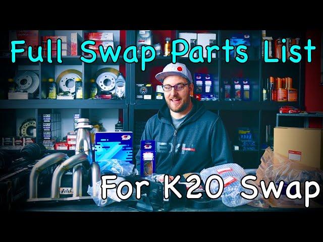 How to Kswap an Mr2 Spyder EP6: What parts do you need to do a k20 swap kswap in a Toyota mr2 part.1