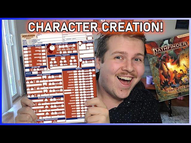 How I Make Characters in Pathfinder 2e