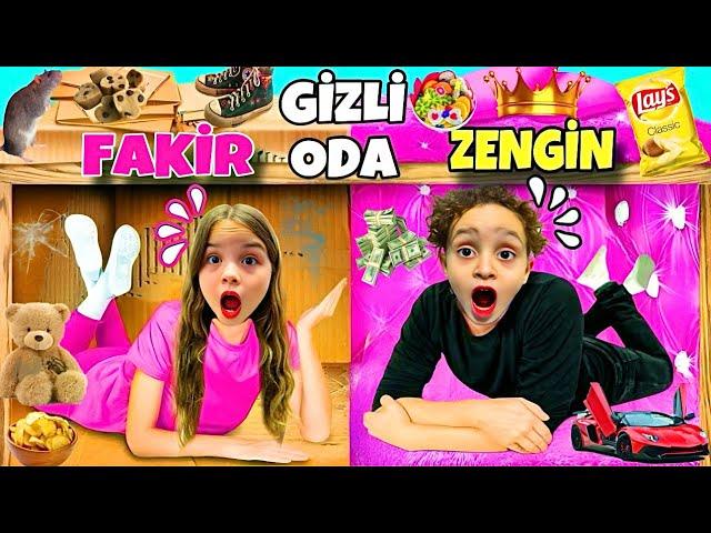 ZENGİN FAKİR GİZLİ ODA YAPTIK ‼️ KİM ZENGİN KİM FAKİR !! KUZEY ELİF !!