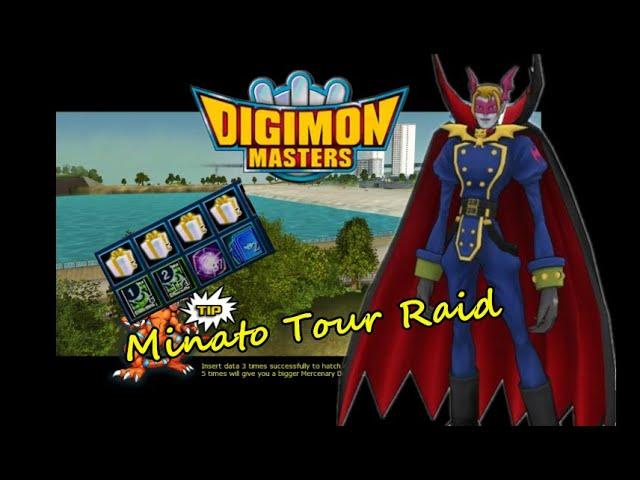 【Digimon Masters】Money Making: Minato Tour Raid