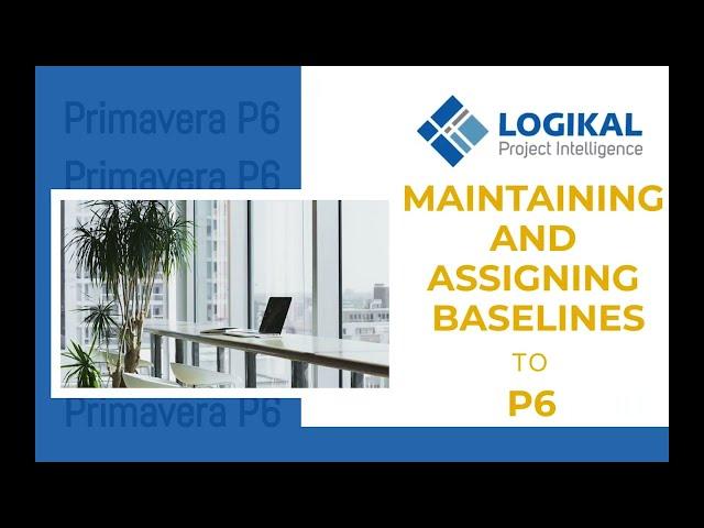 P6 How To Guide: How to maintain and assign baselines in Primavera P6