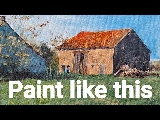 How to Paint an Impressionistic Oil - Full Tutorial