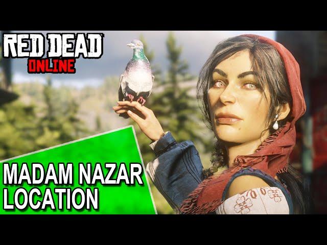 Madam Nazar Location Red Dead Online for October 9 - Madam Nazar RDO