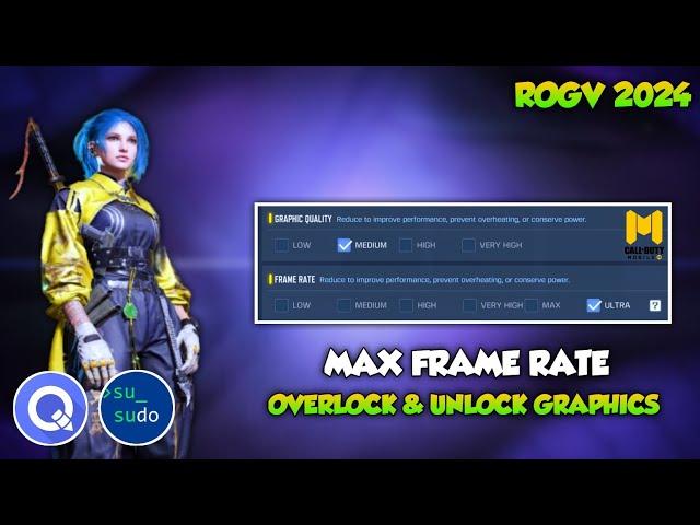 OVERLOCK & UNLOCK 120FPS IN COD MOBILE | GAMING MODULE | GFX TOOLS CODM