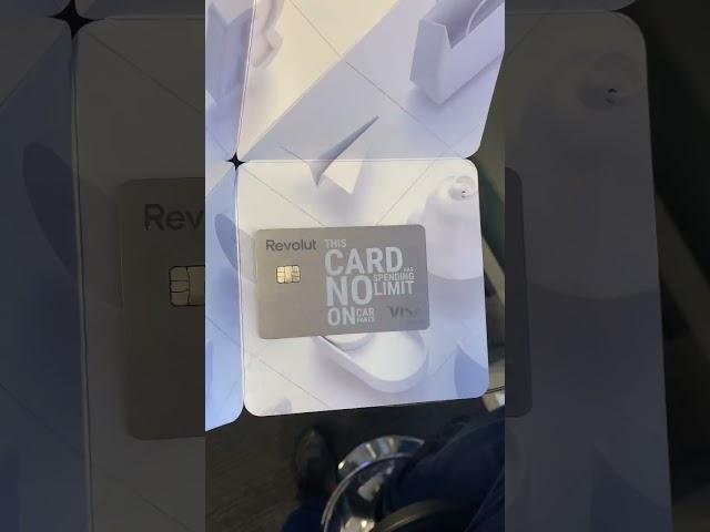 Revolut card unboxing #personalization #revolut #banking #bankcard #unlimited for #car #parts