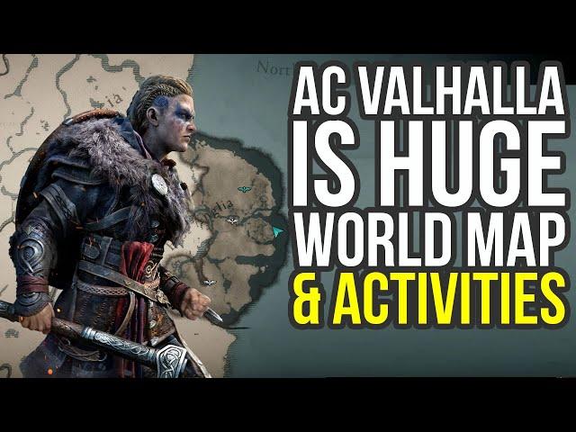 Assassin's Creed Valhalla Map, Open World Activities, Power Level & More (AC Valhalla Map)