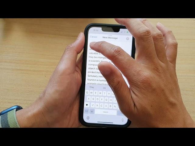 iPhone 13/13 Pro: How to Change The Text Color In an Email