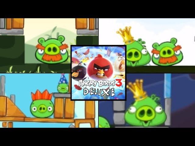 Angry Birds 3 Deluxe - All Bosses + Cutscenes (Luta dos Bosses)