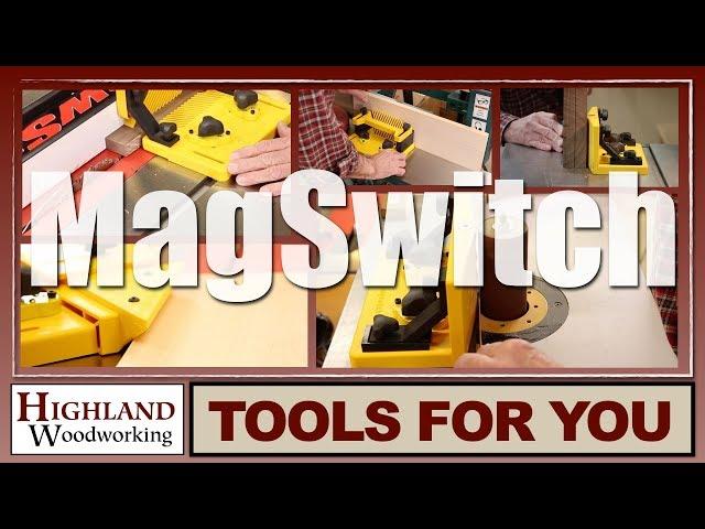 MagSwitch Starter Kit and Featherboard Woodworking Magnetic Jigs