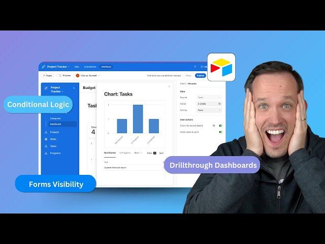  New Airtable Interface Features | Dashboard Drill Downs & Conditional Logic