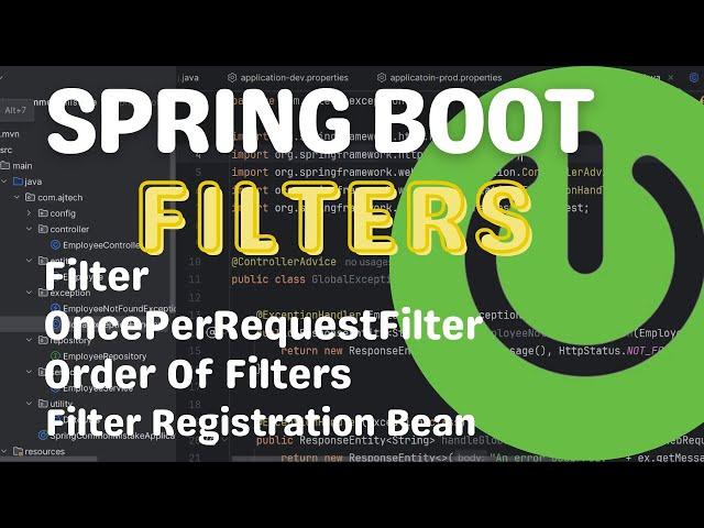 Creating Filters In Spring Boot: A Step-by-step Guide! | @javacodeex