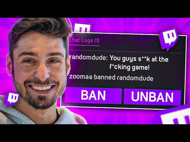 ZOOMAA REACTS TO TWITCH UNBAN REQUESTS (HILARIOUS)
