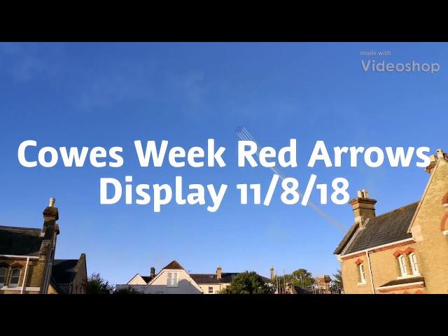 RAF Red Arrows: Cowes Week 11/8/18