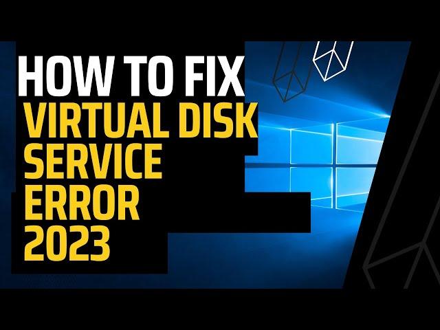 virtual disk service error there is no media in device | volume size is big |disk is not convertible