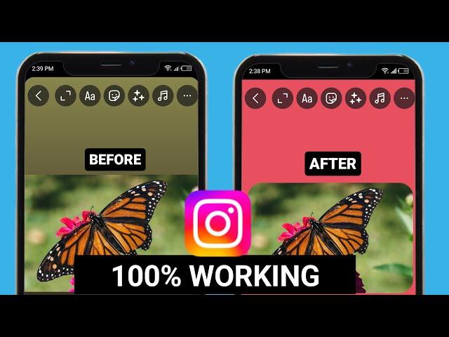 How to change the Background Color of an Instagram Story 2024 (NEW UPDATE)