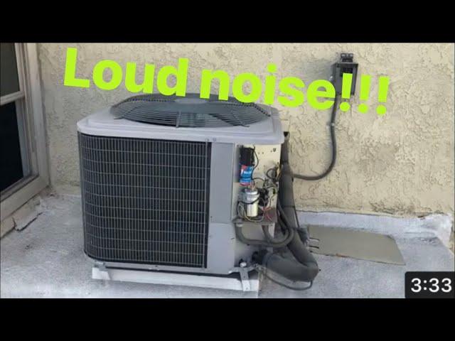 #3 Air-conditioning making loud noise (HVAC A/C Flux capacitor￼ Condenser￼ Compressor￼ DIY)￼