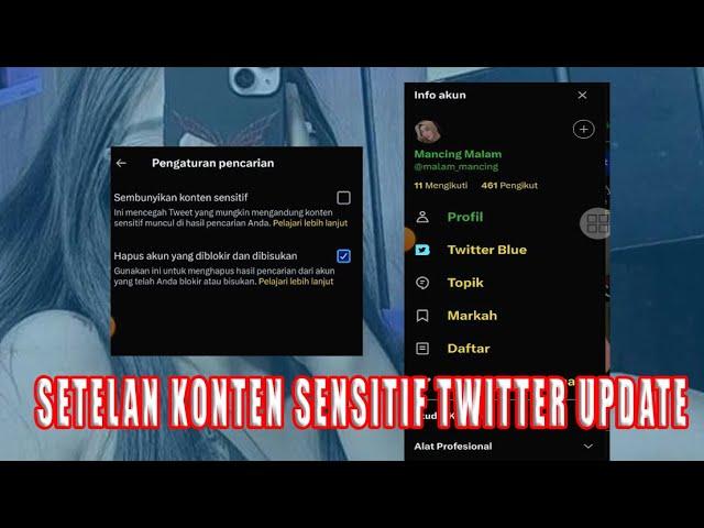 Setelan Konten Sensitif Twitter Dan Akun Twitter Penyebar Terbaru