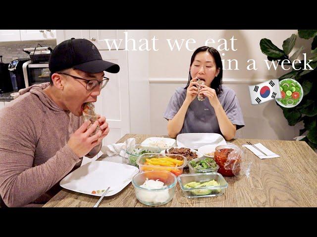 WHAT WE EAT IN A WEEK *couples edition*