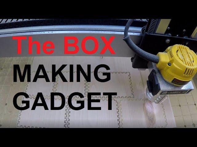 The Box making gadget using VCarve on the shapeoko CNC