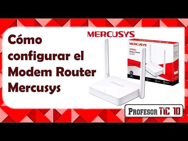 Cómo configurar el modem router Mercusys para CANTV u otras operadoras