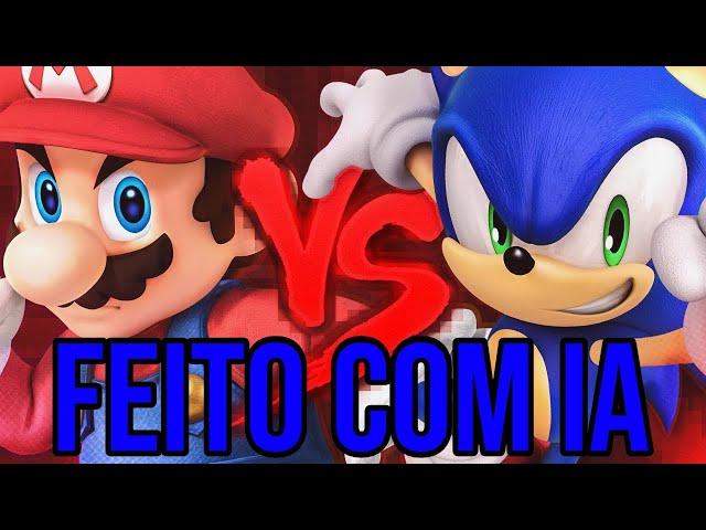 Mario VS. Sonic 2 - Mas com as vozes originais (AI, IA Cover)