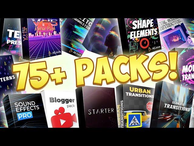 Video Editing Bundle with EVERYTHING YOU NEED! (+ Free Packs)