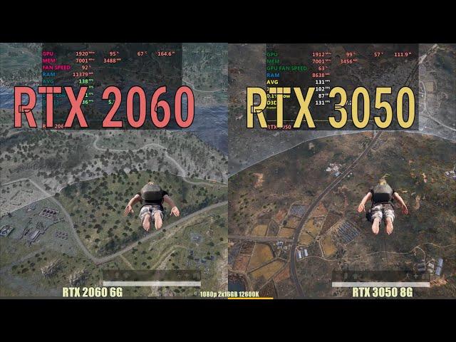 Rtx 3050 vs Rtx 2060 1080p  gaming