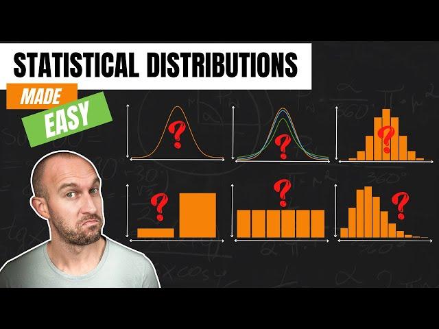 The 6 MUST-KNOW Statistical Distributions MADE EASY [4/13]